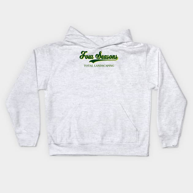 Four Seasons Total Landscaping Kids Hoodie by Quaker Village